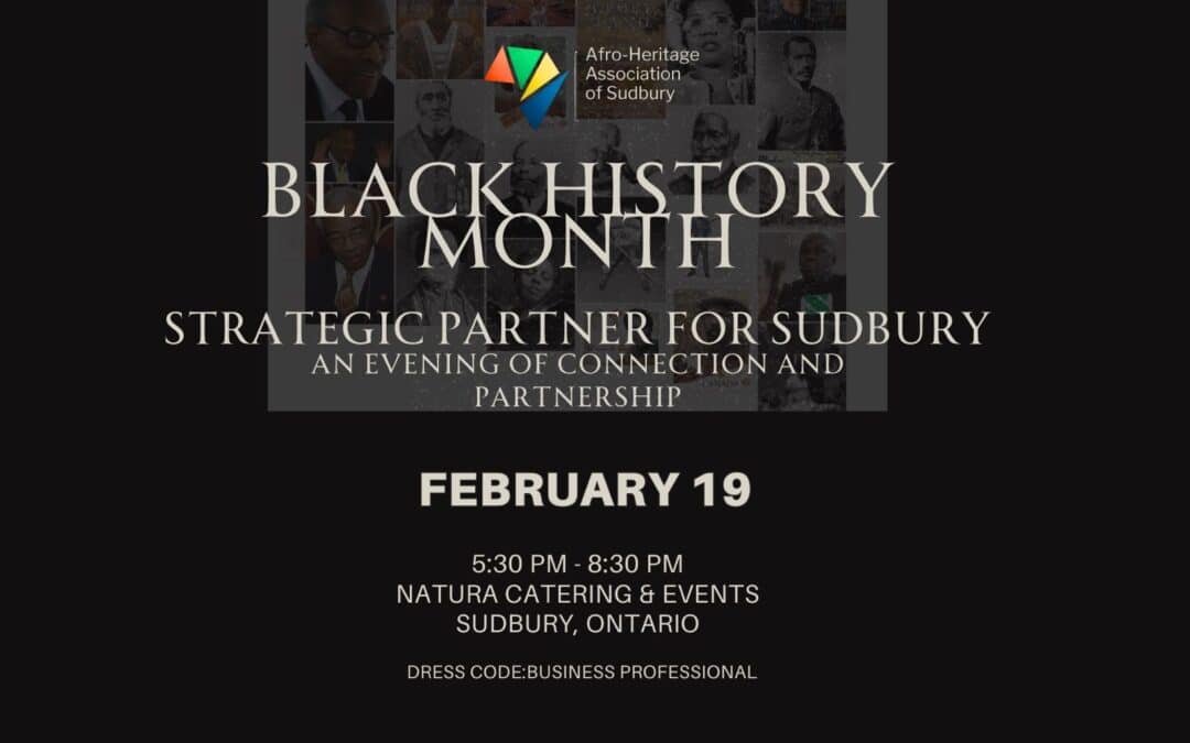 Partenaire stratégique pour Sudbury - Soirée de réseautage BHM